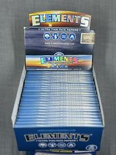 ELEMENTS KING SIZE SLIM ULTRA THIN RICE ROLLING PAPER 50 CT (1 Box) picture