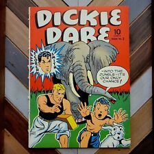 Scarce DICKIE DARE #3 VG/FN (Eastern 1942) SCORCHY SMITH | PRE-CODE Golden Age picture