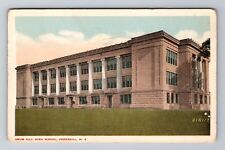 Peekskill NY-New York, Drum Hill High School, Antique Vintage Souvenir Postcard picture