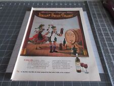 1947 Italian Swiss Colony PRINT AD Wine Fun Decor Illust. Marionette picture