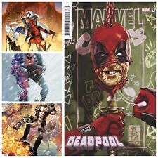 Deadpool #2 Set Of 4 Brooks Liefeld Black Variant PRESALE 5/8 Marvel Comics 2024 picture