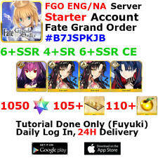 [ENG/NA][INST] FGO / Fate Grand Order Starter Account 6+SSR 100+Tix 1060+SQ picture
