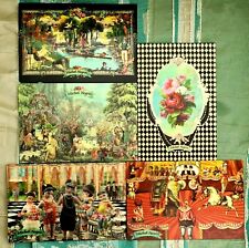 Lovely 3D Lenticular Post Cards Lot 5 Pcs By Michal Negrin #45# picture