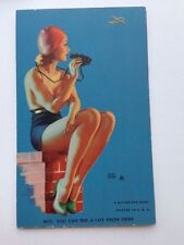 Vintage Pinup Girl Picture Mutoscope by Earl Moran Checking out the View picture