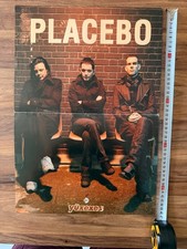 Placebo Pink Floyd Double Sided Blue Jean Magazine Poster Rare 29x41 cm picture