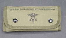 Authentic US Military Minor Surgery Surgical Kit Canvas Field Medical Vintage picture