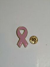 Breast Cancer Pink Ribbon Bike Motorcycle Hat Cap lapel Pin picture