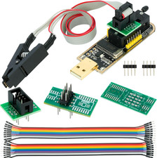 CH341A EEPROM BIOS Programmer SPI I2C + SOIC8 SOP8 Clip + SOP8 SOP16 Conversion picture
