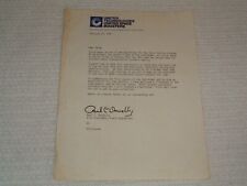 1983 USBI NASA Challenger Maiden Flight SRB Letter Signed by Paul C. Donnelly picture