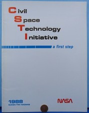 NASA PUBLICATION '88 vtg Civil SPACE TECHNOLOGY Initiative / Robotics Propulsion picture