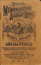 Pierces Memorandum Account Book Quack Medicine Salve Booklet 1925 picture