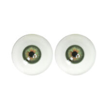 1Pairs Half Round Eyeballs 33mm Realistic Acrylic Fake Eyes for Halloween Props picture