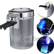 Car LED Light Up Ashtray Colorful Smokeless Ash Cigarette Cylinder Holder Cup picture