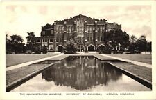 UNIVERSITY OF OKLAHOMA Norman Administration Building Vintage Albertype Postcard picture
