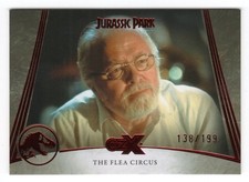 Cryptozoic CZX Jurassic Park Red Deco Foil #17 The Flea Circus Serial #138/199 picture