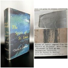 The Spirit of St. Louis + Airplane Fabric - FIRST EDITION - Charles Lindbergh picture