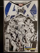 AVENGERS VS X-MEN #1 ROUND 1 SKETCH COVER VARIANT RARE DIAMOND 💎 SELECT 🔥 picture