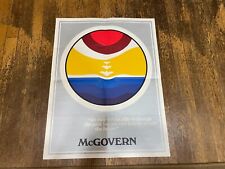 1972 George McGovern For President Poster - Politics Campaign picture
