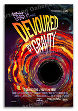 NASA Horror Movie Style Poster - Cygnus X-1 Devoured By Gravity - 16x24 picture