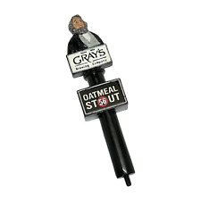 GRAY'S BREWING COMPANY OATMEAL STOUT BEER TAP HANDLE picture
