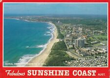 Vintage Postcard Sunshine Coast Australia Posted Aerial Photograph Beach picture