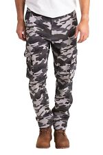 Mens Military Camo Cargo Trouser Casual 100%Cotton Utility Multi Color Work Pant picture