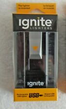 1 New Ignite E-Data Rechargeable USB Flameless All Weather Lighter Free US Ship picture
