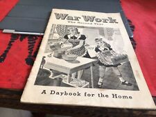 War Work The Second Year A Daybook for the Home Scarce General Mills Ephemera picture