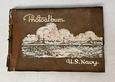 Vintage Distressed WWII Us Navy Photo Scrapbook Over 120+ Photos/postcards Rare picture
