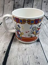 Vintage Disney CAROUSEL COFFEE MUG Merry Go Round Mickey Mouse picture