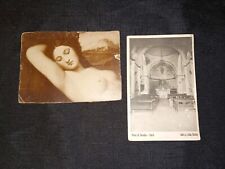 Two very unique Antique postcards from 1924 picture