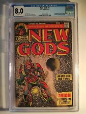 New Gods #1, CGC 8.0, HTF White Pages, DC 1971,  1st App. Orion, Jack Kirby 🔑🔑 picture