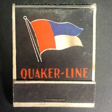California Eastern Line Quaker C&E Full 20-Str Wooden Matchbook c1930's-40's VGC picture