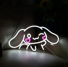 Cinnamoroll Sanrio Neon Light Hanging Kawaii 15”x8” Decoration Night Light picture