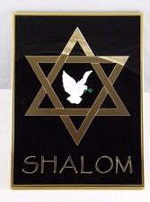 VINTAGE SHALOM PLEXI-VIEW ACRYLIC ~ 16X12 BY MIRROR IMAGE INC ~ DOVE / PEACE picture