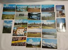 Vintage Lot Of 20 Wyoming Postcards Grand Teton Rawlins Landscape Evanston picture
