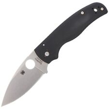 Spyderco Shaman Black G-10 PlainEdge Knife (C229GP) picture