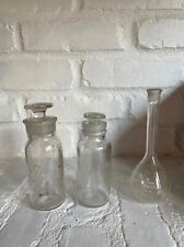 vintage chemistry glassware picture