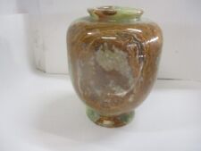 Vintage 8.5” Onyx Marble Stone Vase 16lb 9oz picture