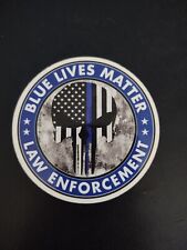 5 Stickers Blue Lives Matter Design  Support Law Enforcement picture