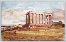 Edinburgh Scotland~National Monument Calton Hill~Acropolis-Athens~1910 TUCK PC picture