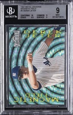 1997 METAL UNIVERSE MAGNETIC FIELD #5 DEREK JETER BGS 9 picture