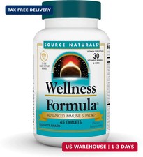 Source Naturals Wellness Formula, Advanced Immune Support - 45 Tablets | Bio-Ali picture