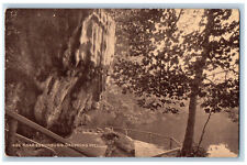 North Yorkshire England Postcard Knaresborough Dropping Well c1920's Sepiatone picture