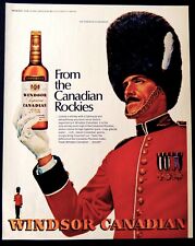 Windsor Canadian Whisky ad vintage 1971 Canada Guardsman original advertisement  picture