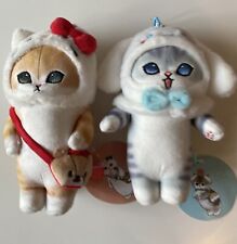 New mofusand x Sanrio Characters Plush doll  Cinnamonroll Hello Kitty Keychain picture