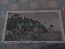 AOS VINTAGE PHOTOGRAPH Spencer Lionel Adams ARTIST'S HOME IN TAOS NEW MEXICO picture