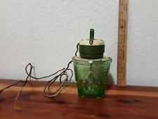 Antique  Electric Mixer/Egg Beater Green Uranium? Depression Glass Measuring Cup picture