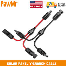 Power Solar Panel Connectors 30A Y-Branch Cable Parallel Adaptor 1*M/FF+1*F/MM picture