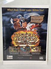 Untold Legends the Warrior's Code - Game Print Ad / Poster Promo Art 2006 B picture